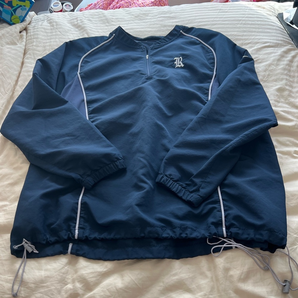 Rice university windbreaker quarter zip